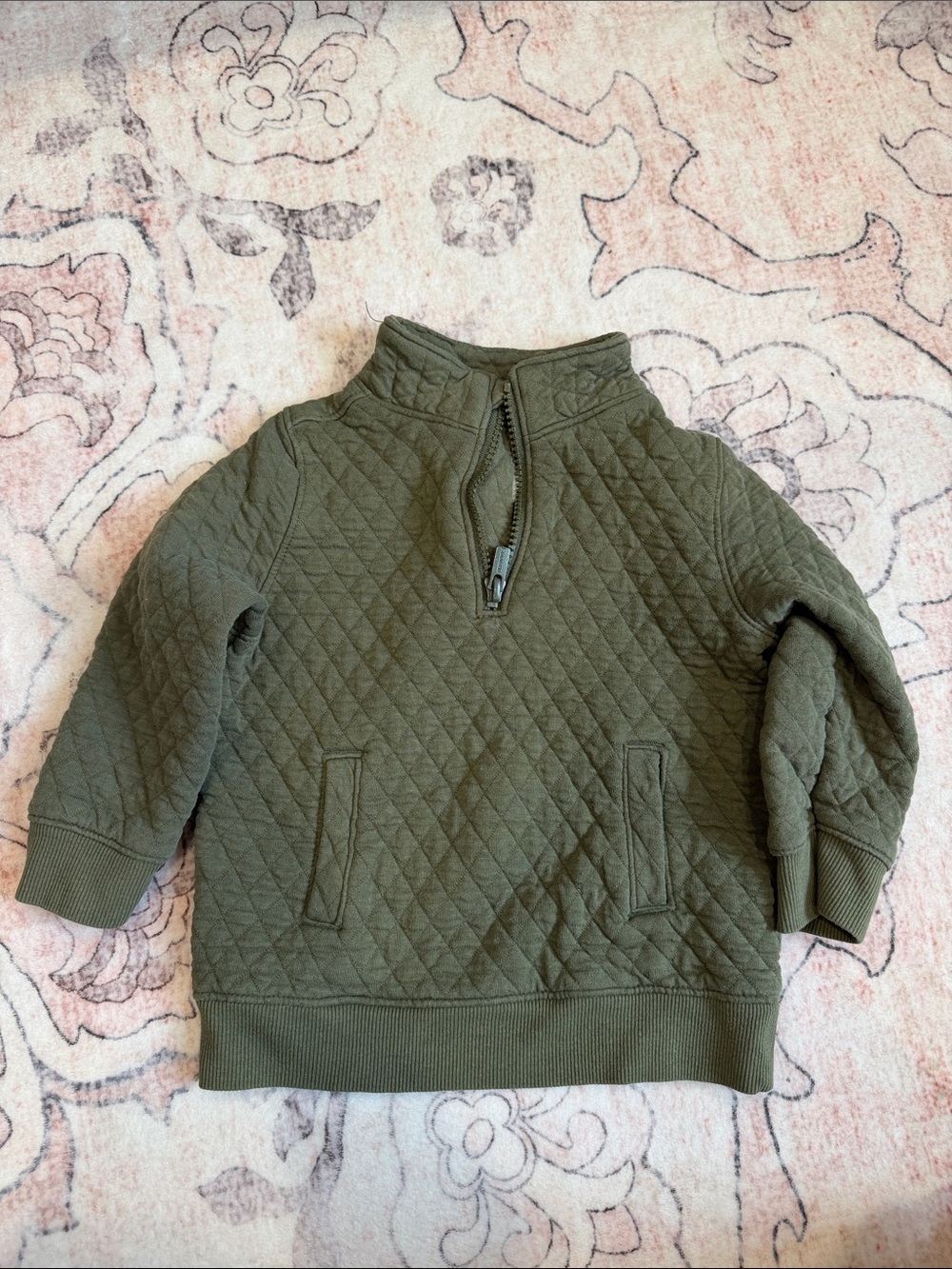Old Navy Quilted Jacket in Green Size 2T